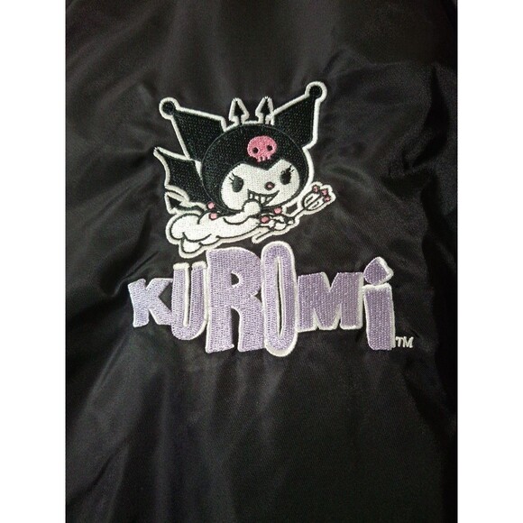 Kuromi Hello Kitty & Friends x Forever 21 Medium Sanrio Collab Bomber Jacket EMO - Picture 10 of 16